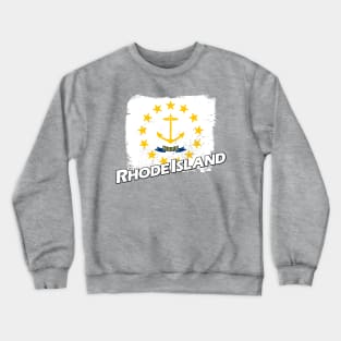 Rhode Island flag Crewneck Sweatshirt